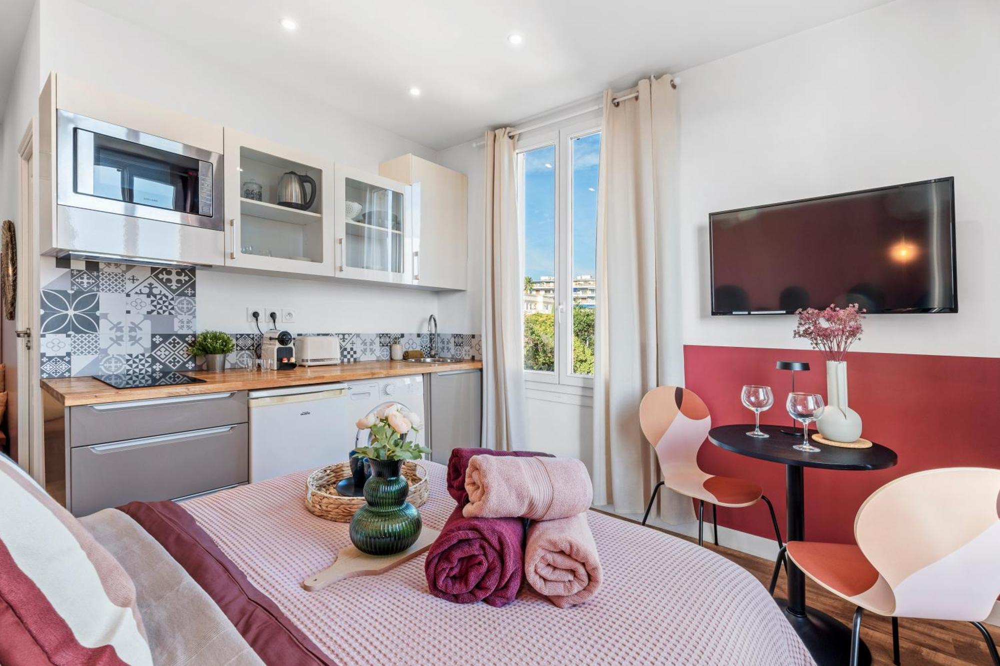 Nice Renting - Cambrai03 - Seaside Studio On The Promenade Des Anglais Ngoại thất bức ảnh